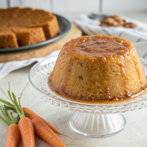 Old Fashioned Steamed Carrot Cake Pudding Recipe