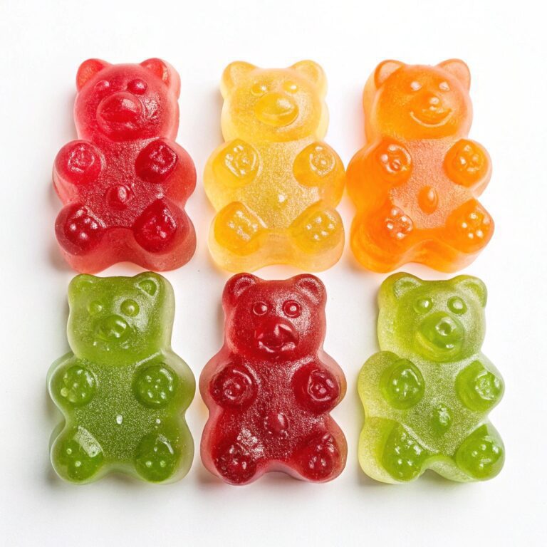 Homemade Sour Gummy Bears (Real Fruit) Recipe
