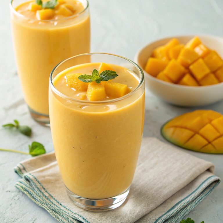 Ice Cold Mango Lassi Recipe