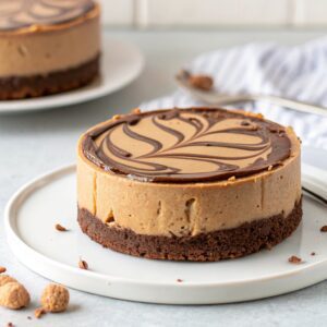 Single Serve Chocolate Peanut Butter Cheesecake (No Bake) Recipe
