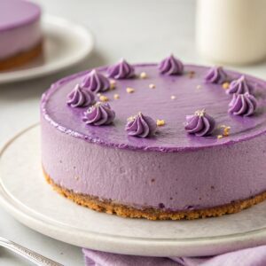 The Creamiest No-Bake Ube Cheesecake Recipe