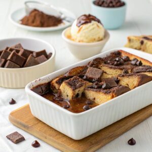 Chocolate Bread and Butter Pudding Recipe
