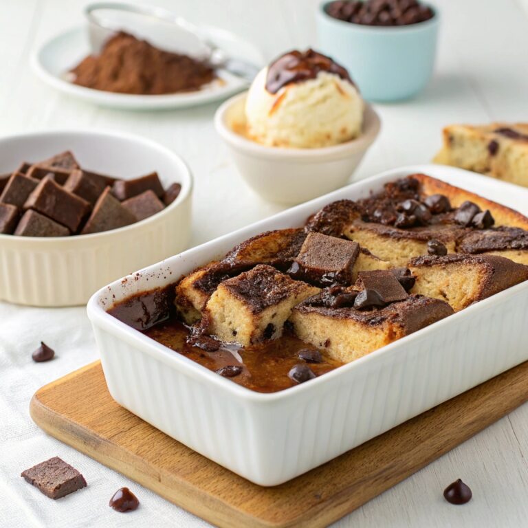 Chocolate Bread and Butter Pudding Recipe