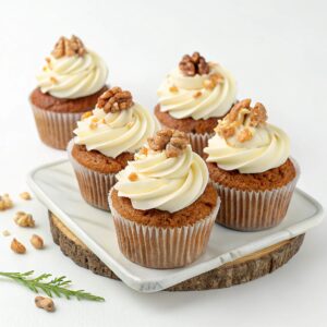 Gluten-Free Carrot Cake Cupcakes (Refined Sugar Free) Recipe