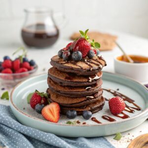 Chocolate Pancakes (With A Secret Ingredient) Recipe
