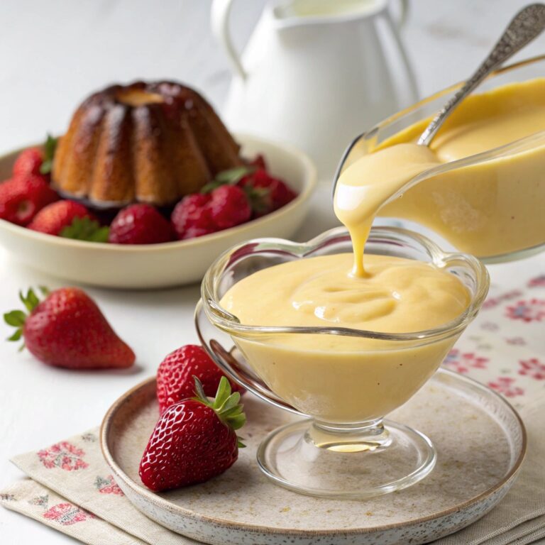 Foolproof Creme Anglaise (Classic Vanilla Custard Sauce) Recipe