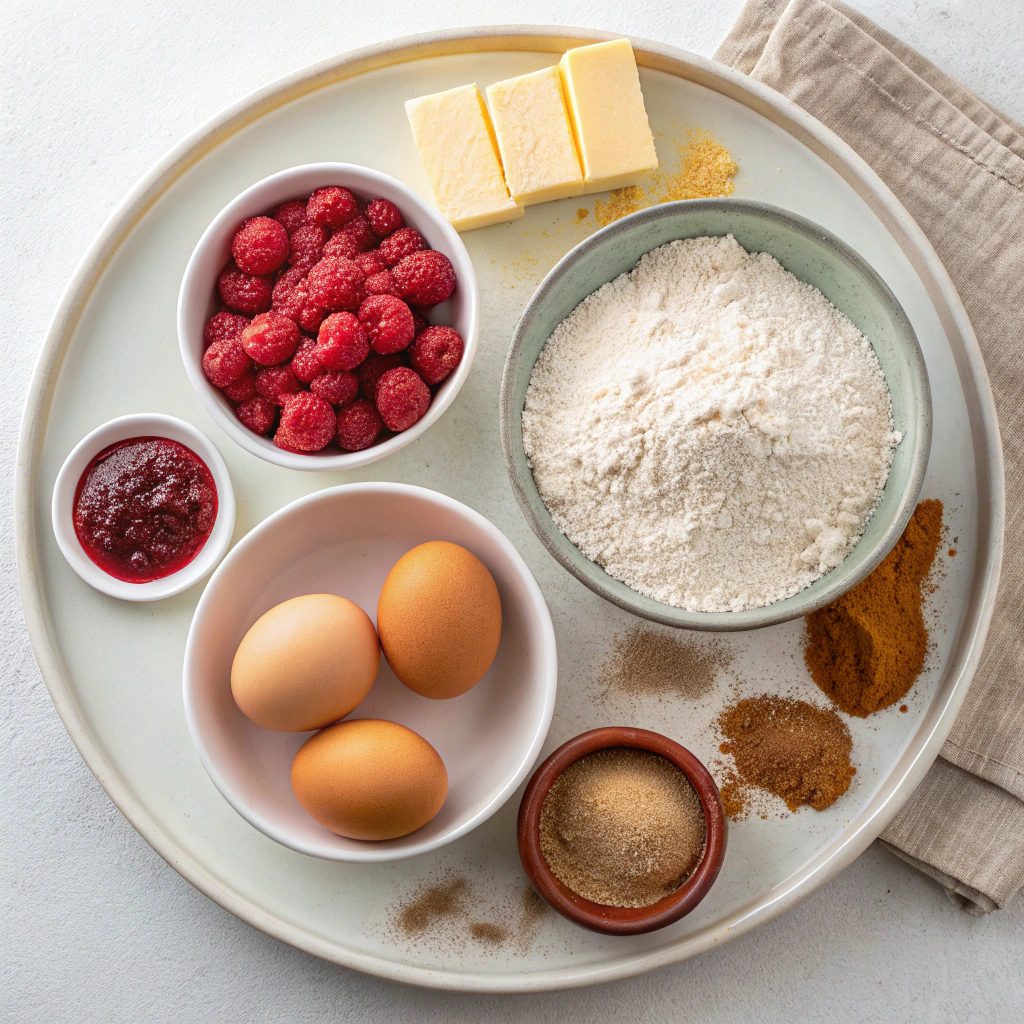 Classic Austrian Linzer Cookies Ingredients