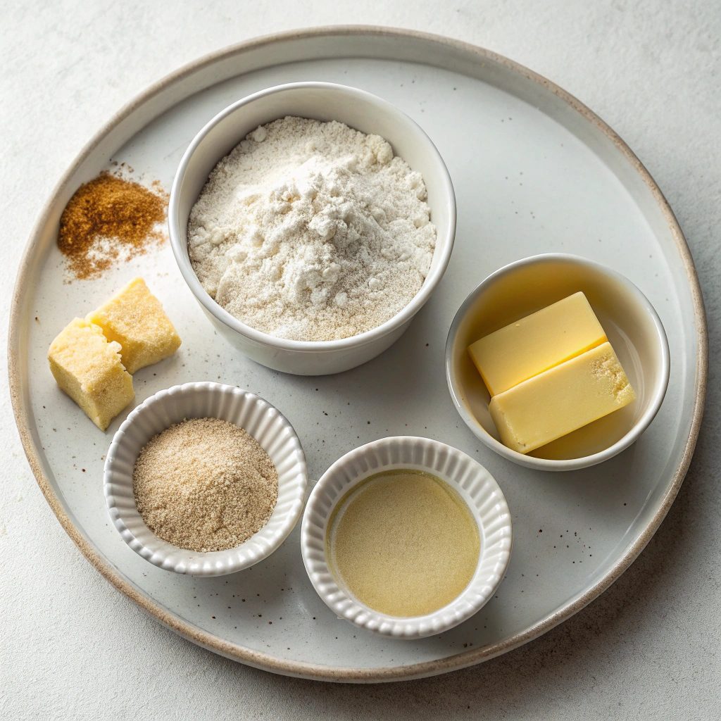 3 Ingredient Shortbread Cookies Ingredients
