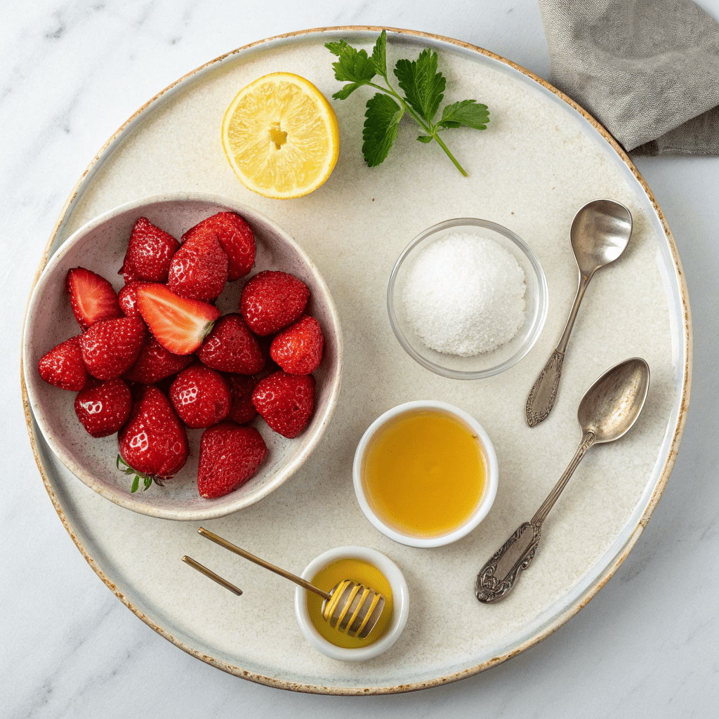 Ingredients for Valentine’s Day Real Fruit Strawberry Gummies