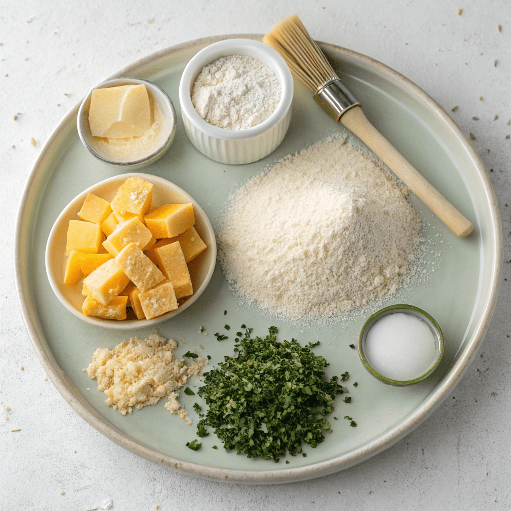 Ingredients for Sage and Cheddar Biscuits