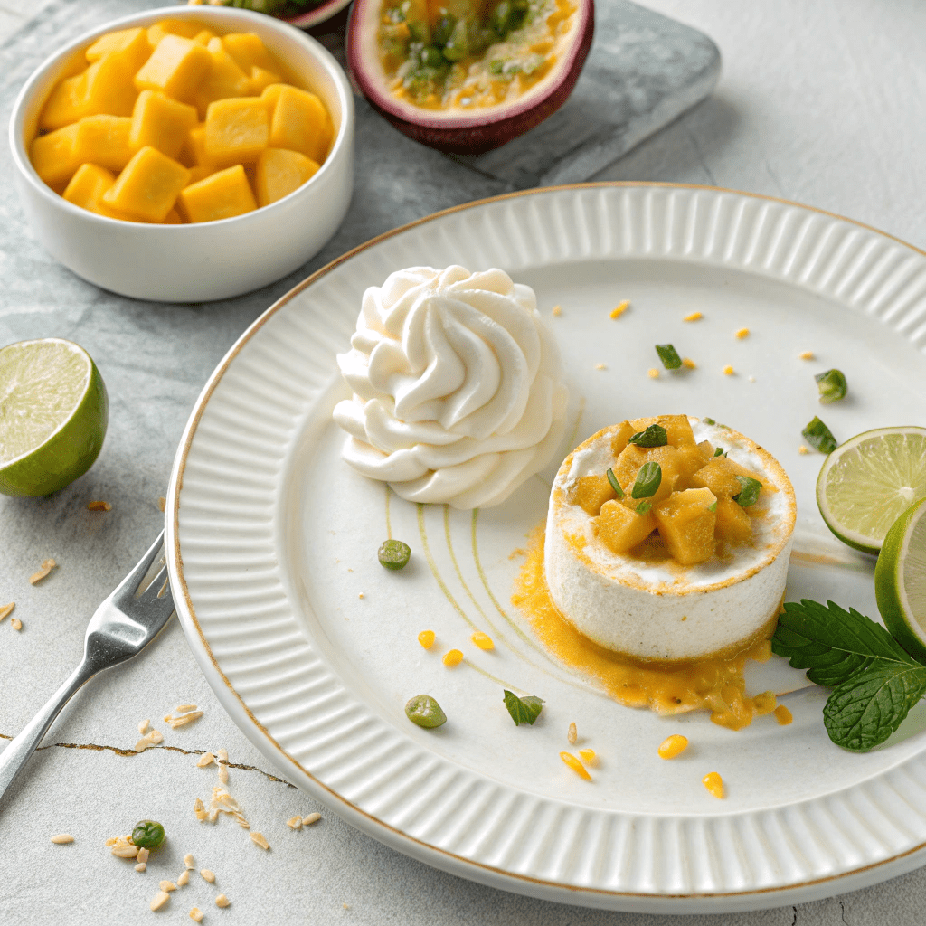 Ingredients for Vegan Tropical Eton Mess