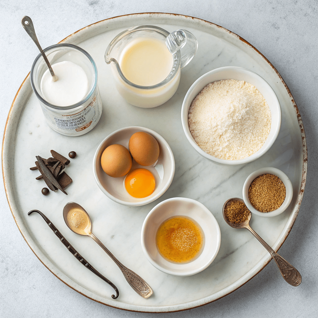 Ingredients for Perfect Coffee Gelato
