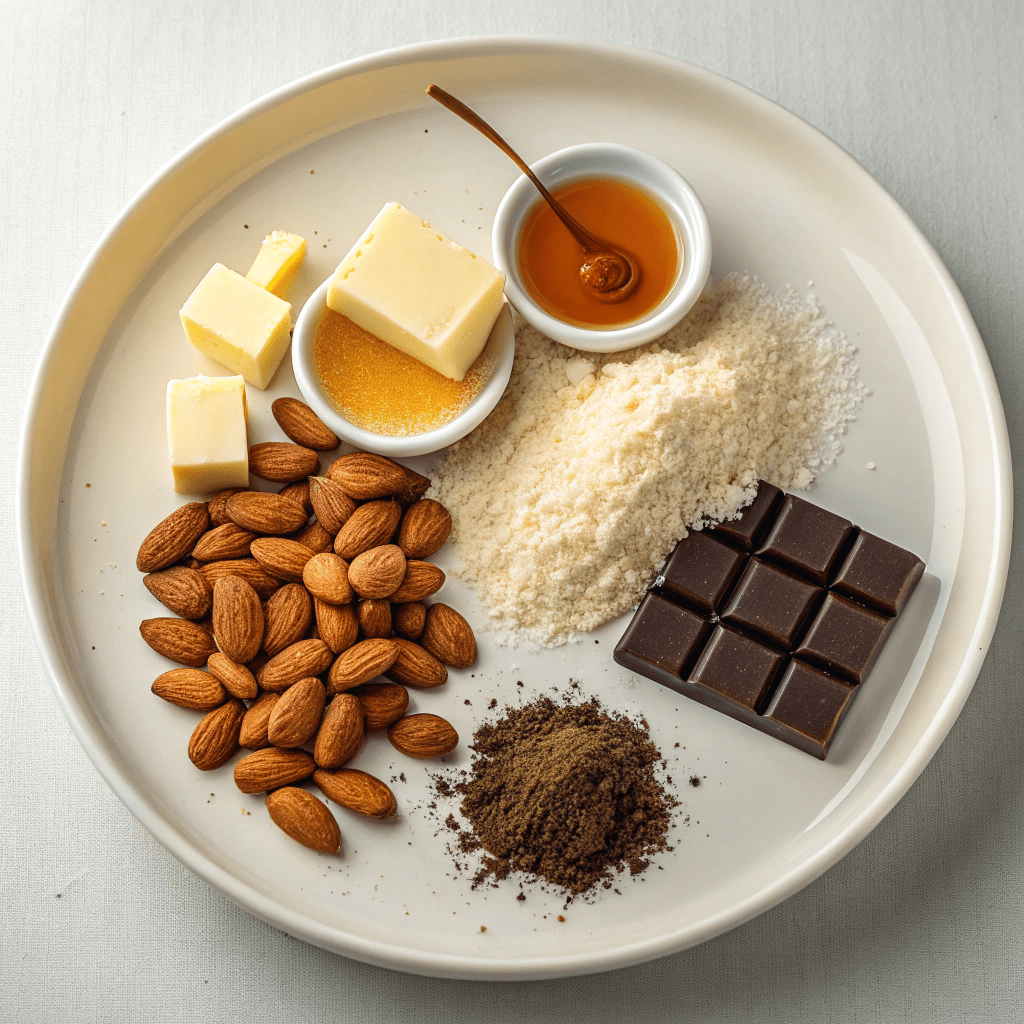 Ingredients for Lace Sandwich Cookies (Laceys)