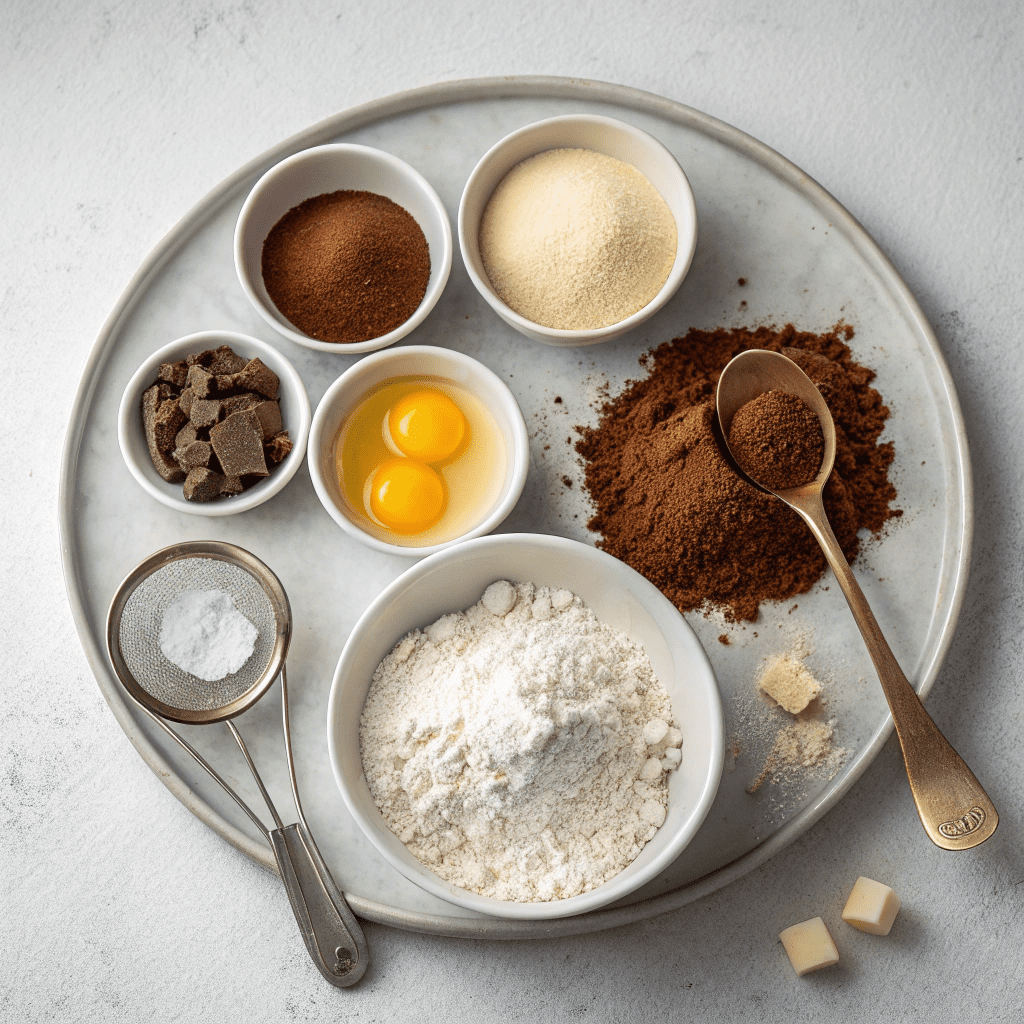 Ingredients for Chocolate Pancakes (With A Secret Ingredient)