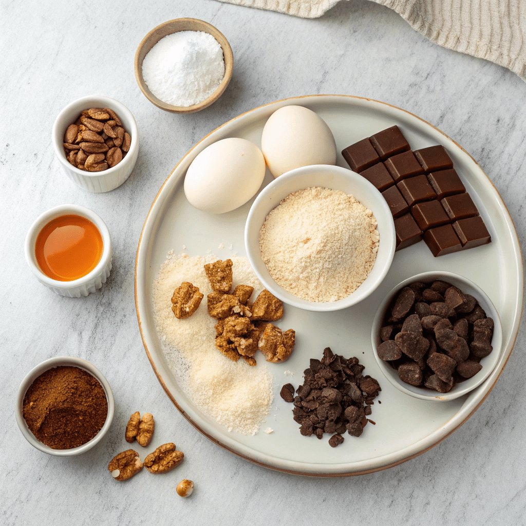 Ingredients for Brownie Brittle