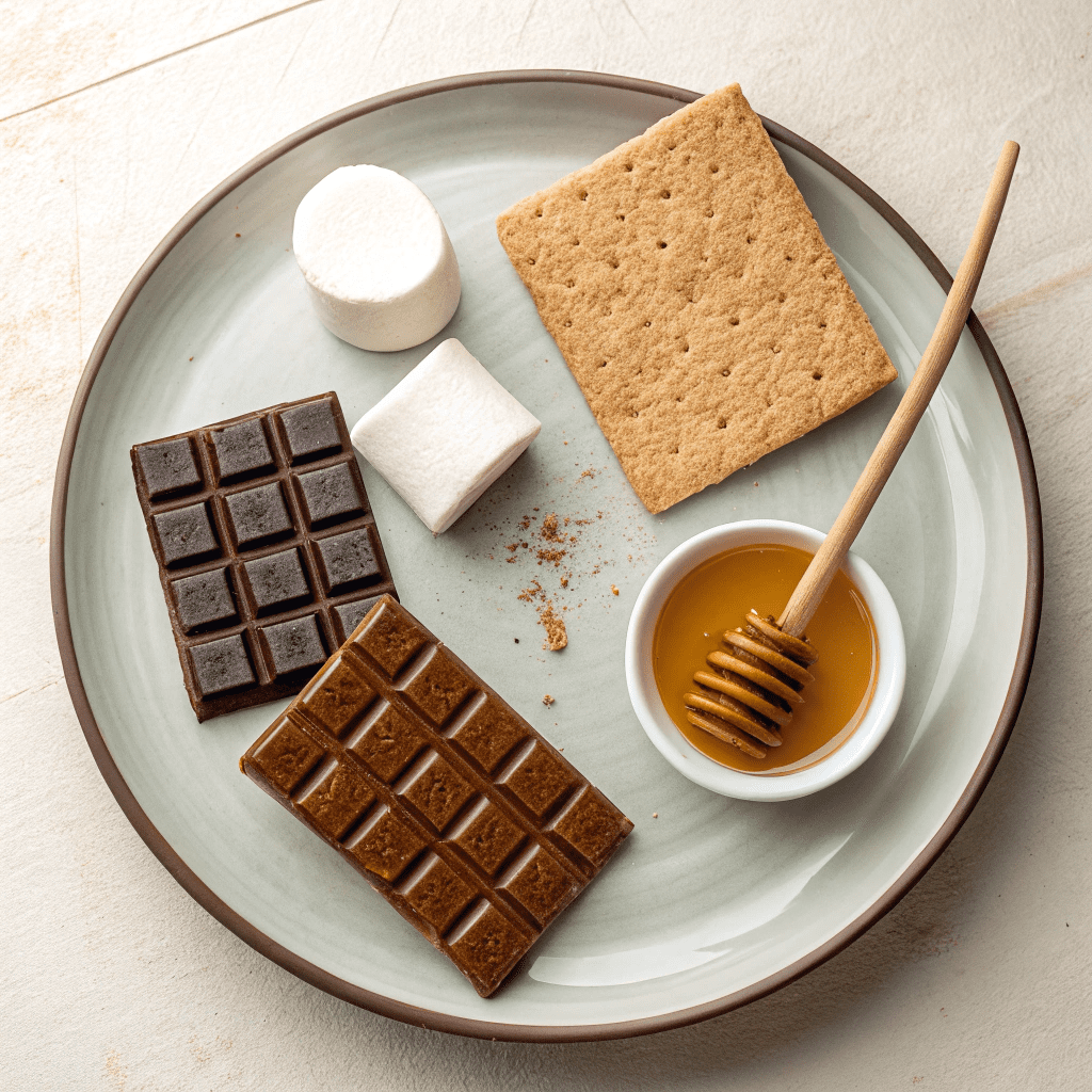 Ingredients for Homemade S’mores
