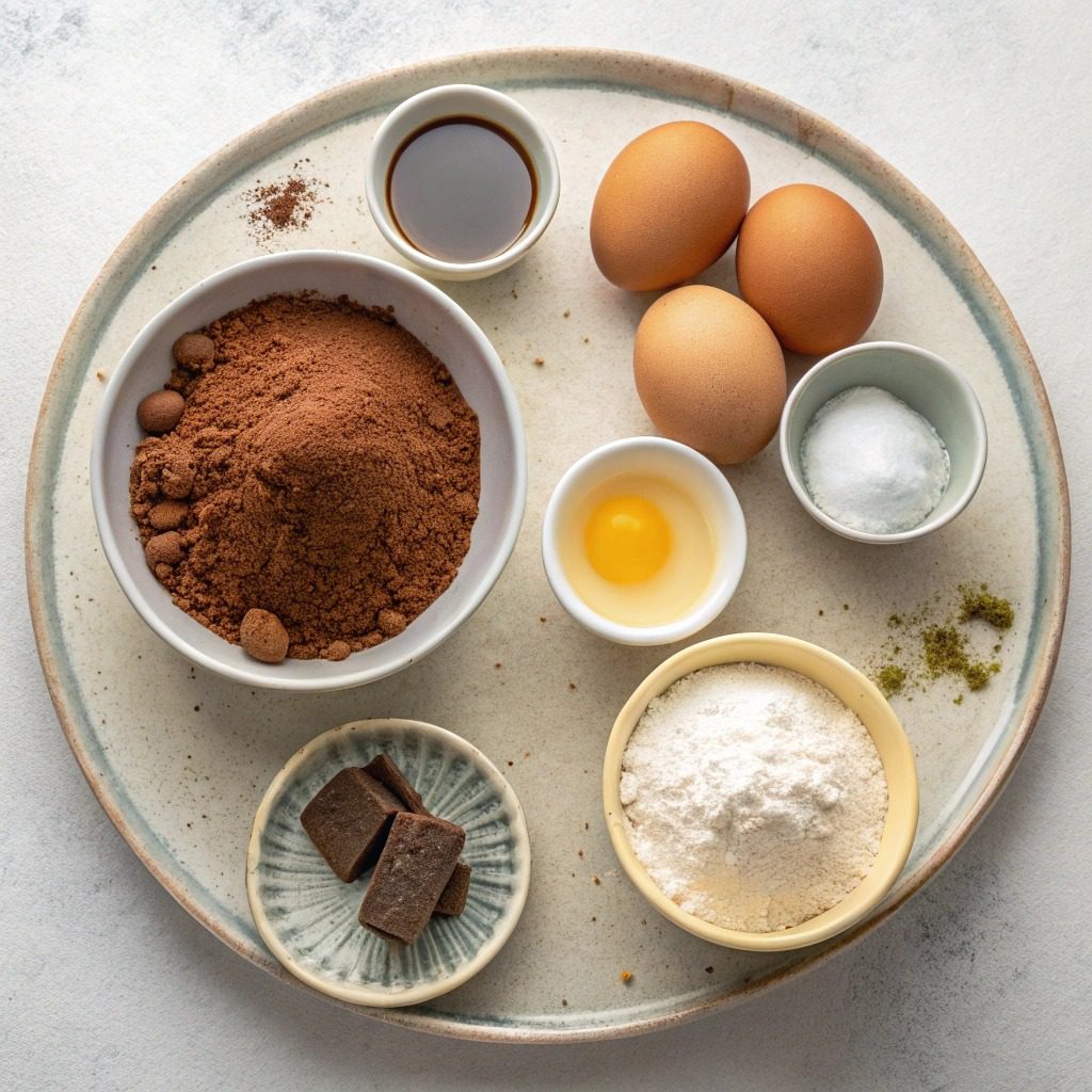 Chocolate Crinkle Cookies Ingredients