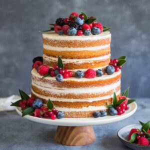 “Naked” Wedding Cake Recipe