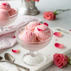 Sweet & Gorgeous Rosewater Gelato Recipe