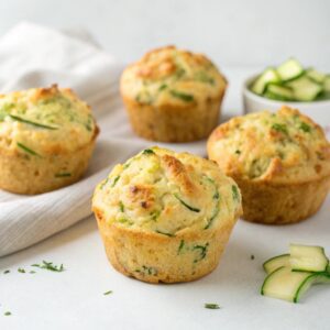 Savory Zucchini & Cheese Muffins Recipe