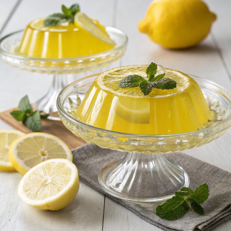 Light & Refreshing Lemon Gelée Recipe