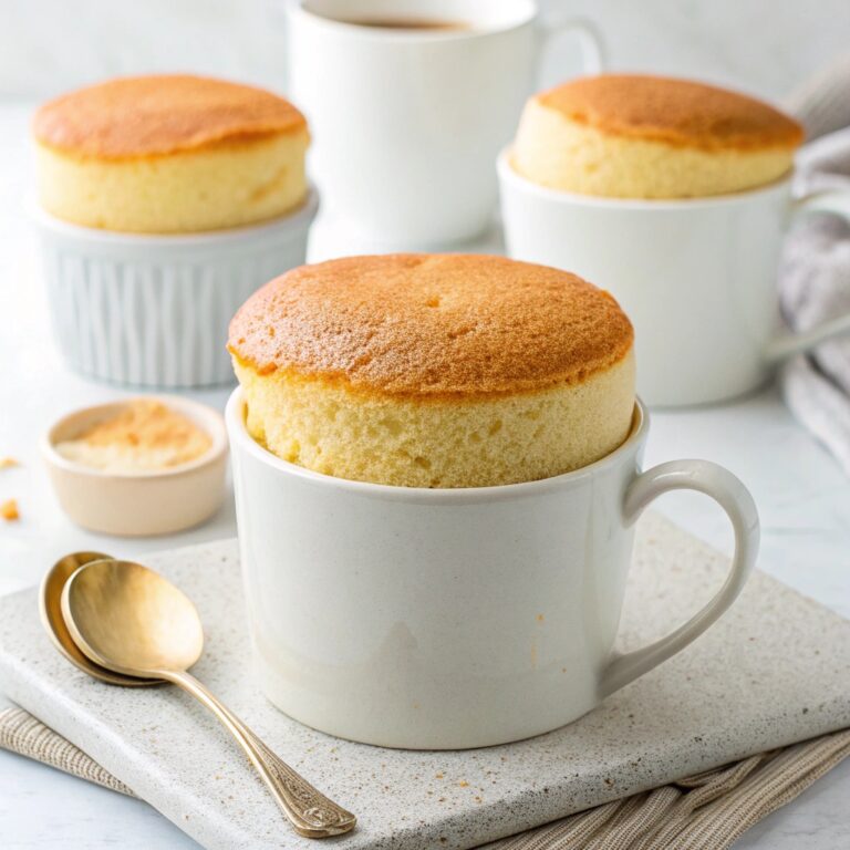 Microwave Mug Sponge Cake Recipe