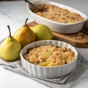 Homemade Pear Crumble Recipe