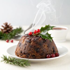 Simplified Mincemeat Christmas Pudding Recipe