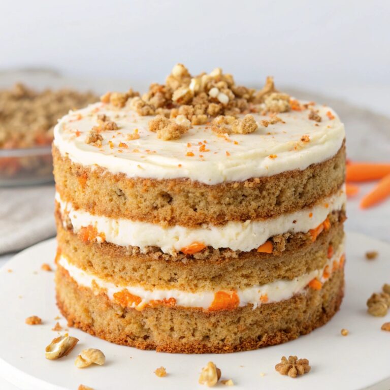 3-Layer Carrot Cake Made in the Microwave Recipe