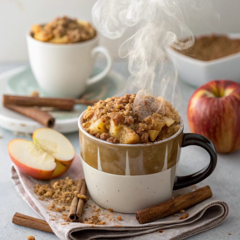 Microwave Mug Apple Crisp Recipe