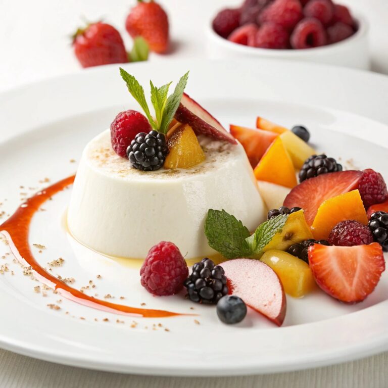 Coconut Panna Cotta with Summer Fruit Recipe