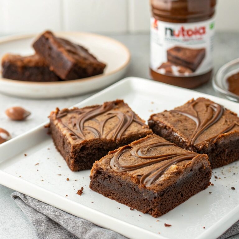 2 Ingredient Nutella Brownies Recipe