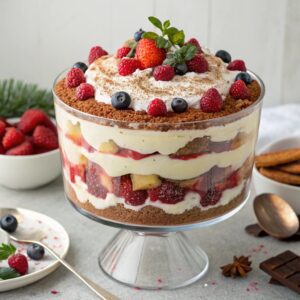Holiday Gingerbread Trifle (Irish Recipe)