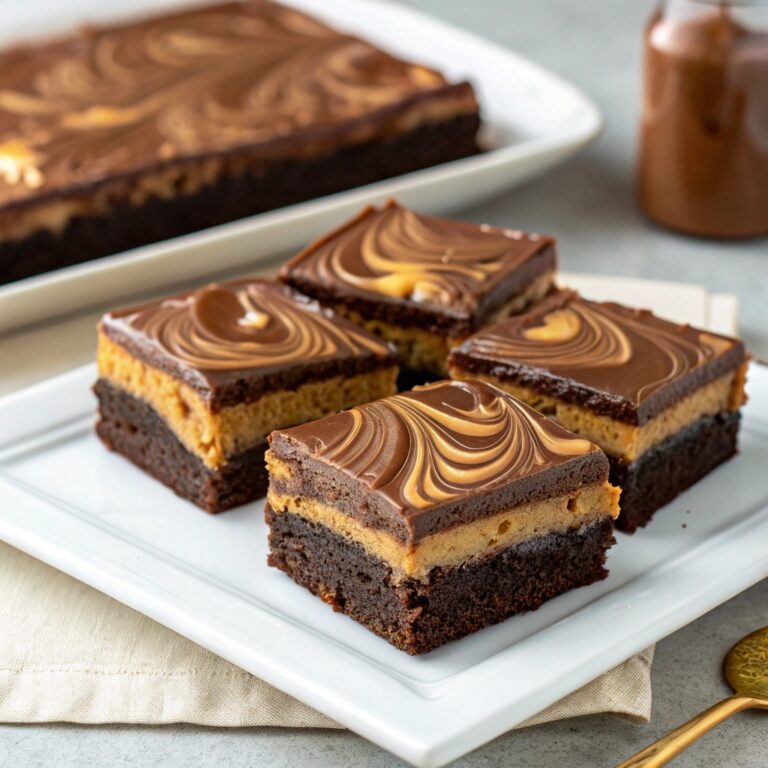 Ultimate Chocolate Peanut Butter Brownies Recipe