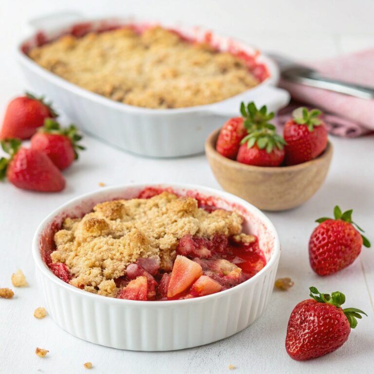 Sublime Strawberry Rhubarb Crisp Recipe