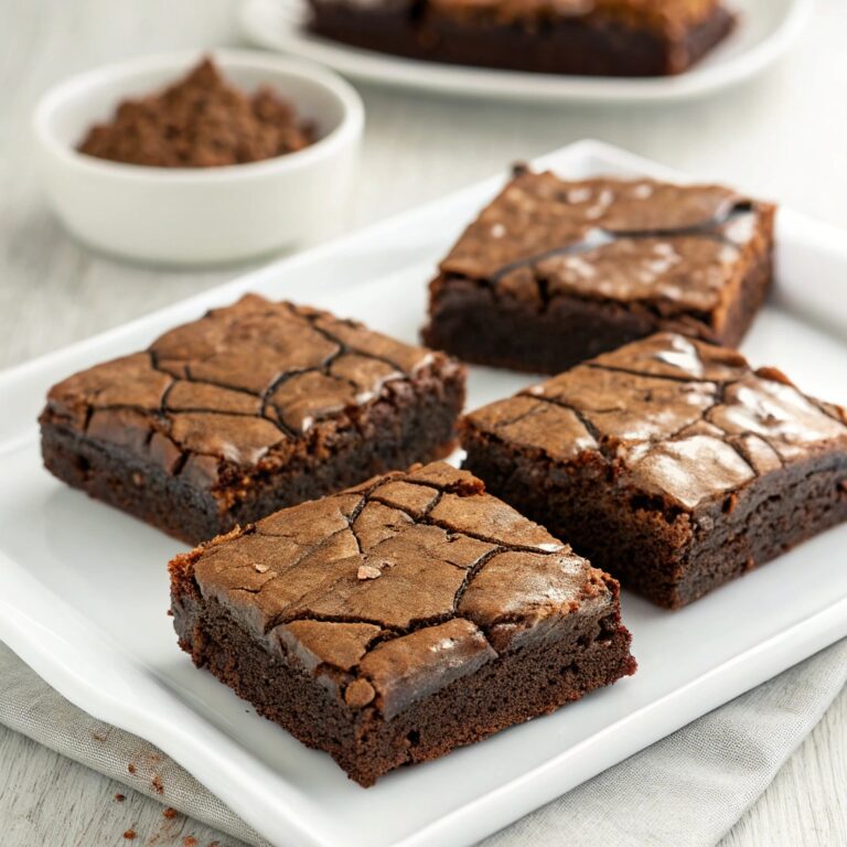 The Secret To Crinkle Top Brownies Recipe