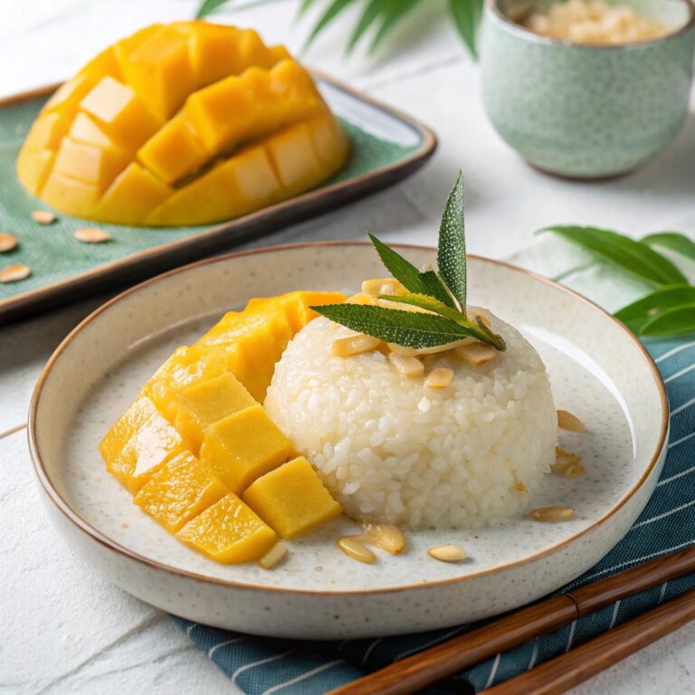 Thai Coconut Sticky Rice With Mango Recipe
