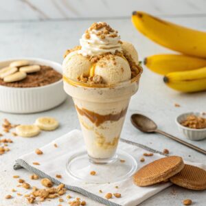 Banoffee Pie Ice Cream (No Machine) Recipe