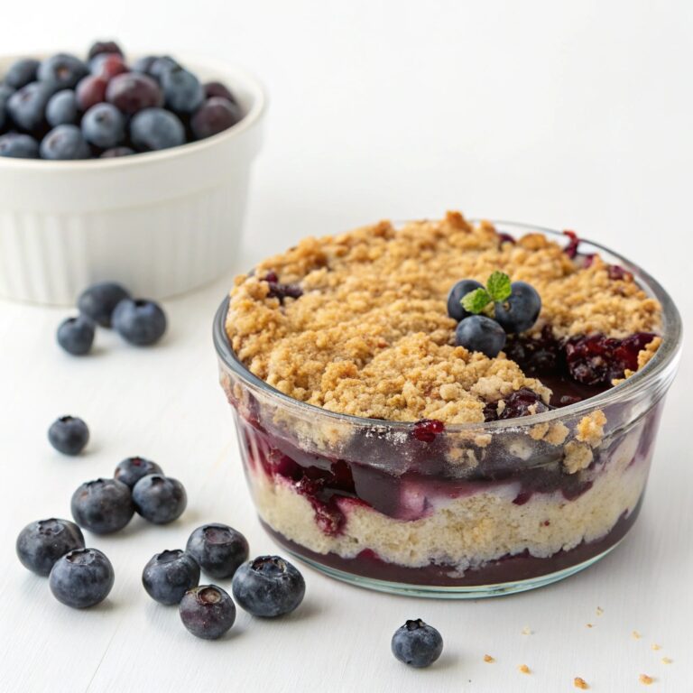 Fast and Easy Homemade Blueberry Crisp Recipe