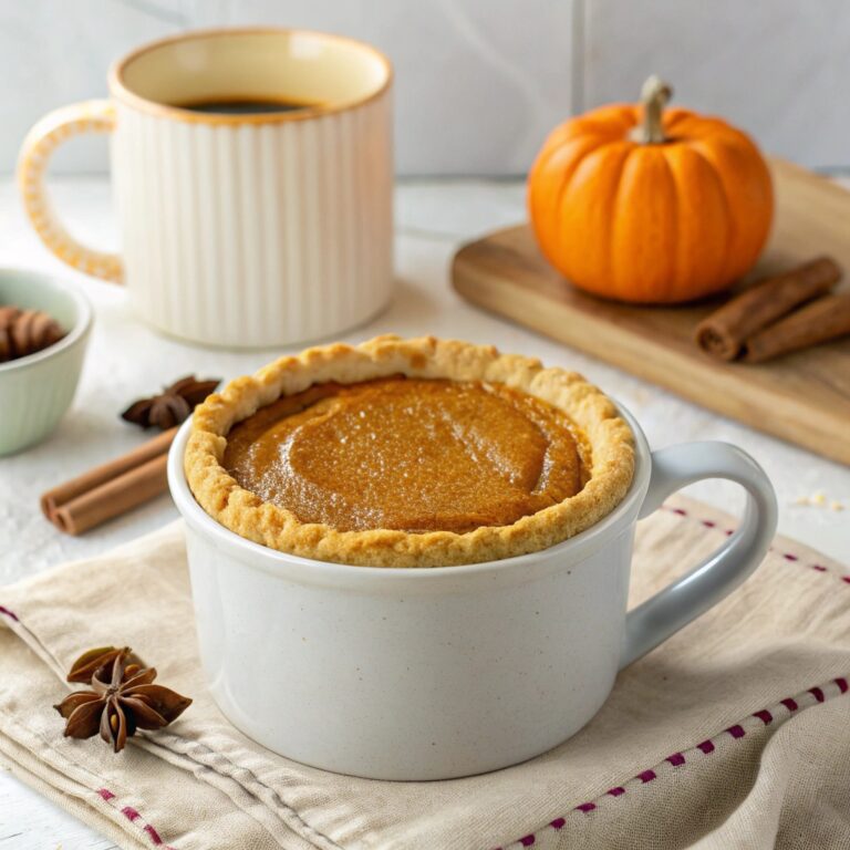 Microwave Mug Pumpkin Pie Recipe