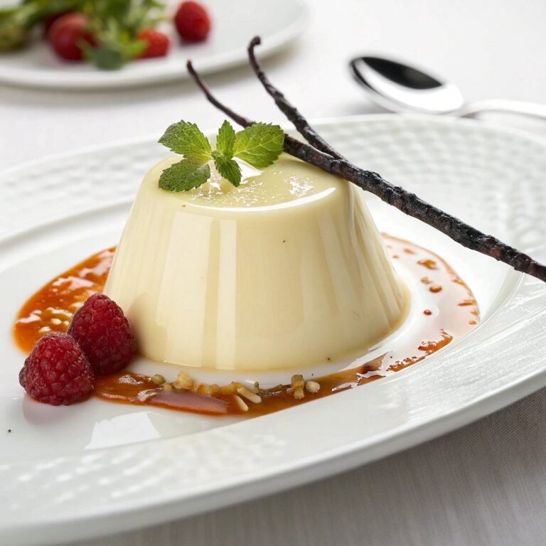 Elegant Vanilla Blancmange Recipe