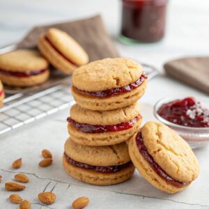 Peanut Butter and Jelly Sandwich Cookies Recipe