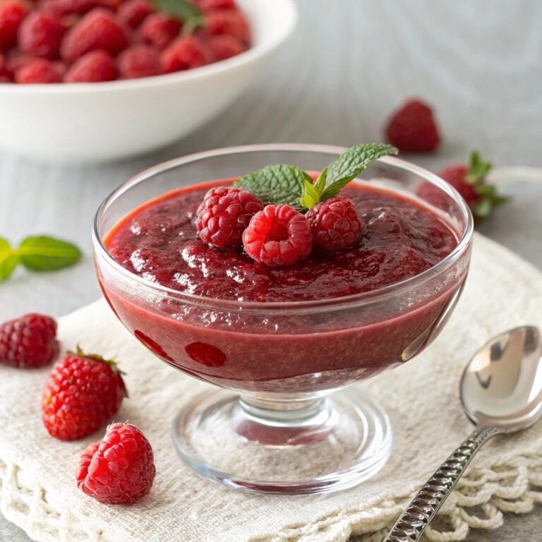 Homemade Raspberry Sauce Using Just 3 Ingredients Recipe