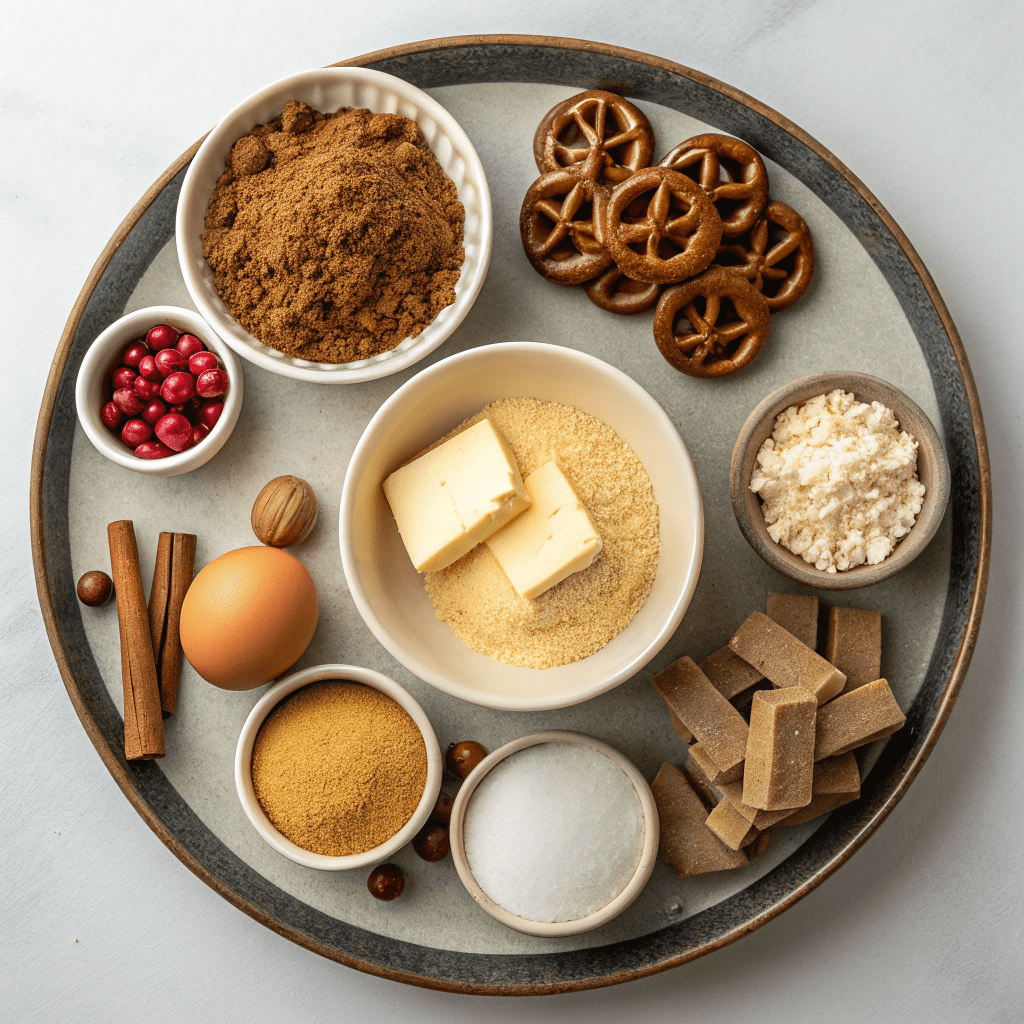 Gingerbread House Log Cabin Ingredients
