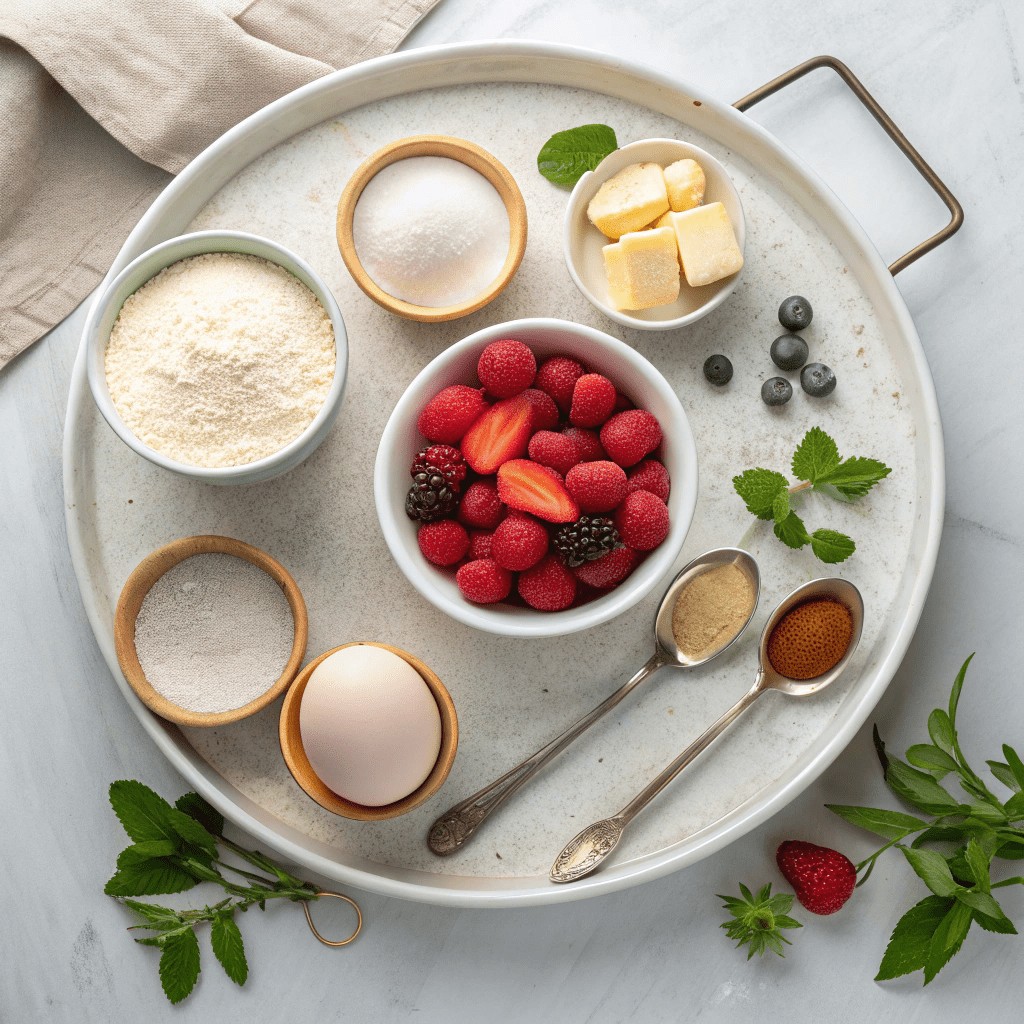 Ingredients for “Naked” Wedding Cake
