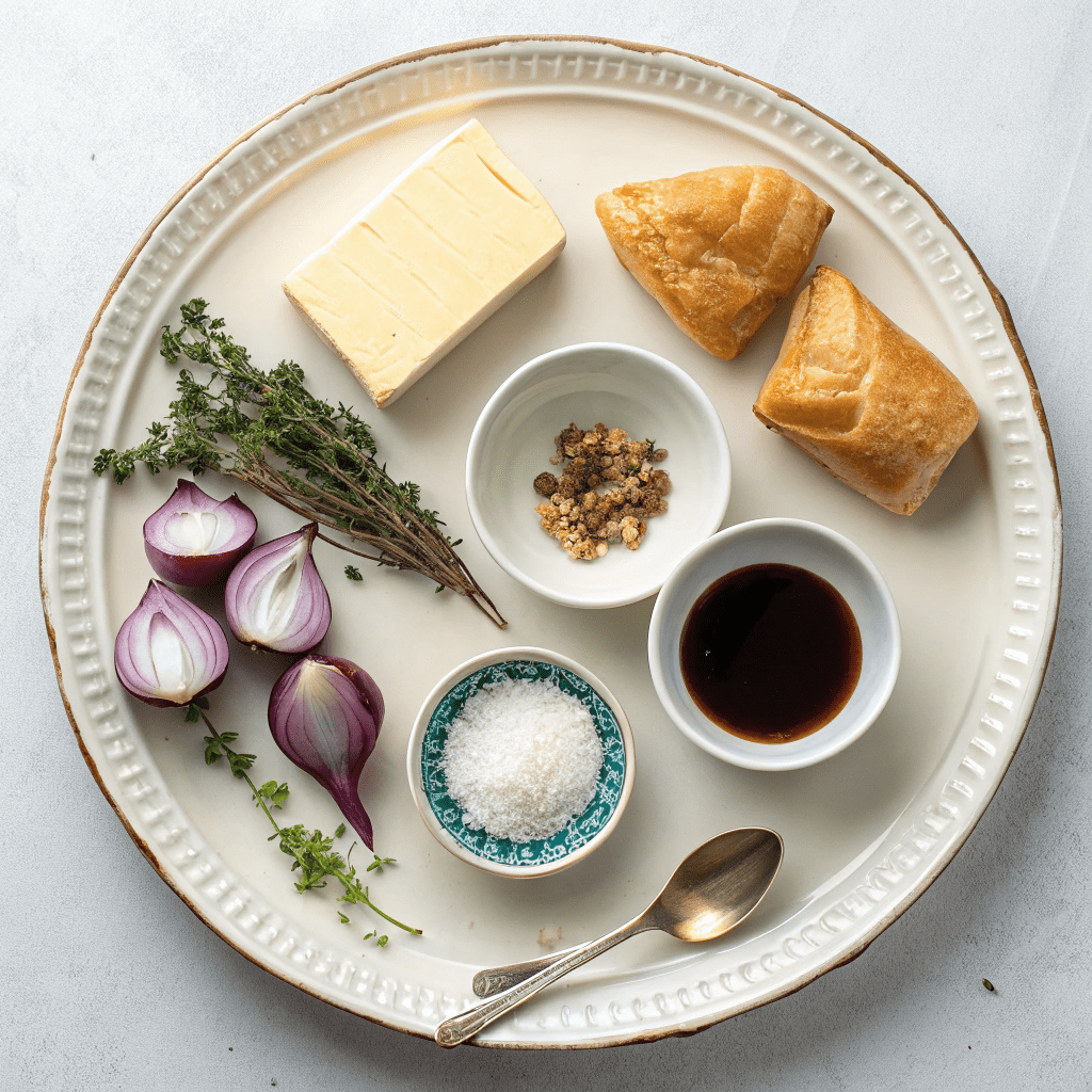 Ingredients for Shallot Tarte Tatin