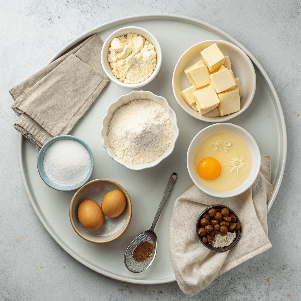 Delicious Ingredients for Gemma’s Triple Grands