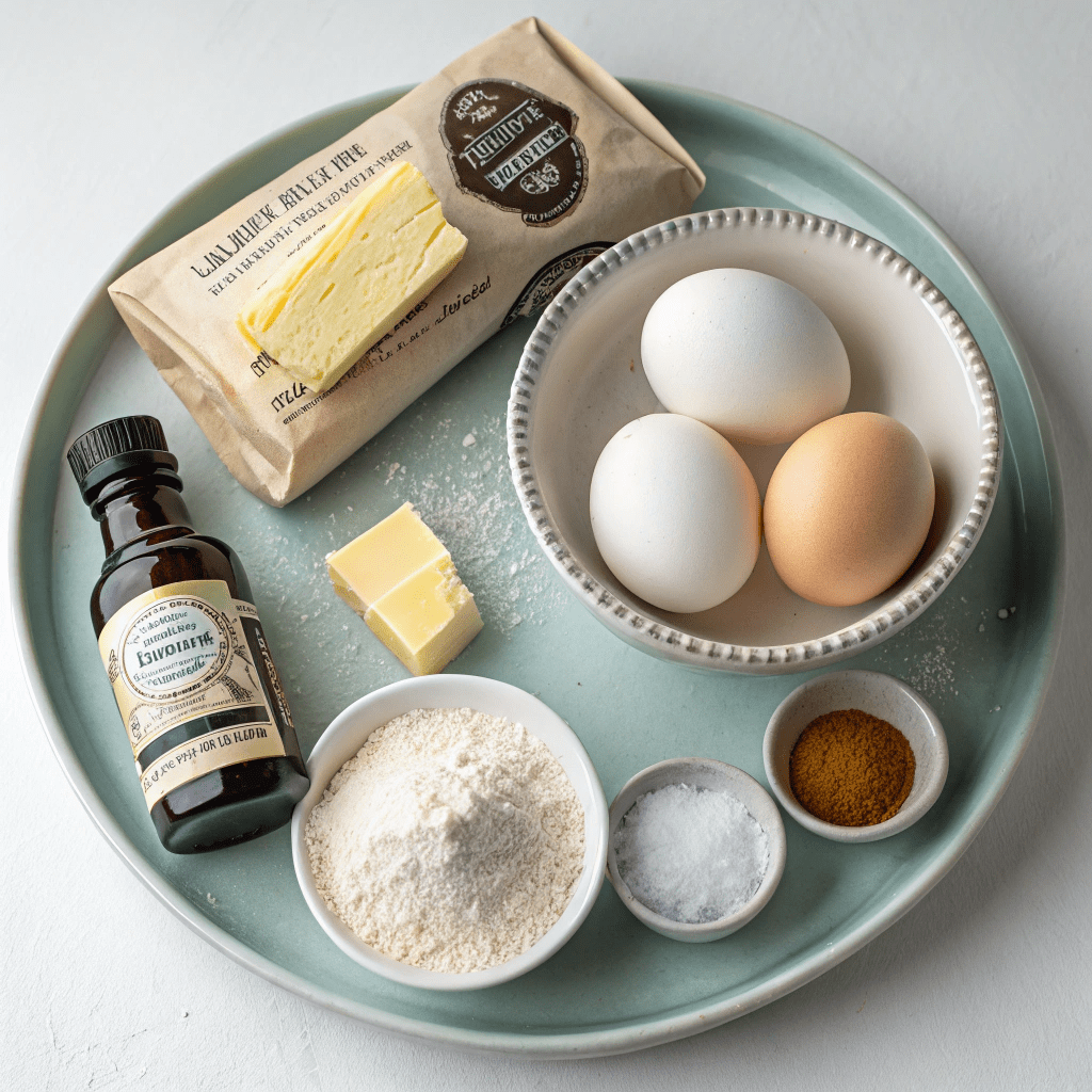 Ingredients for Gluten-Free Sugar Cookies