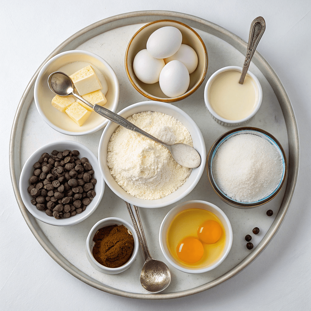 Ingredients for Perfectly Sweet Chocolate Chip Pancakes