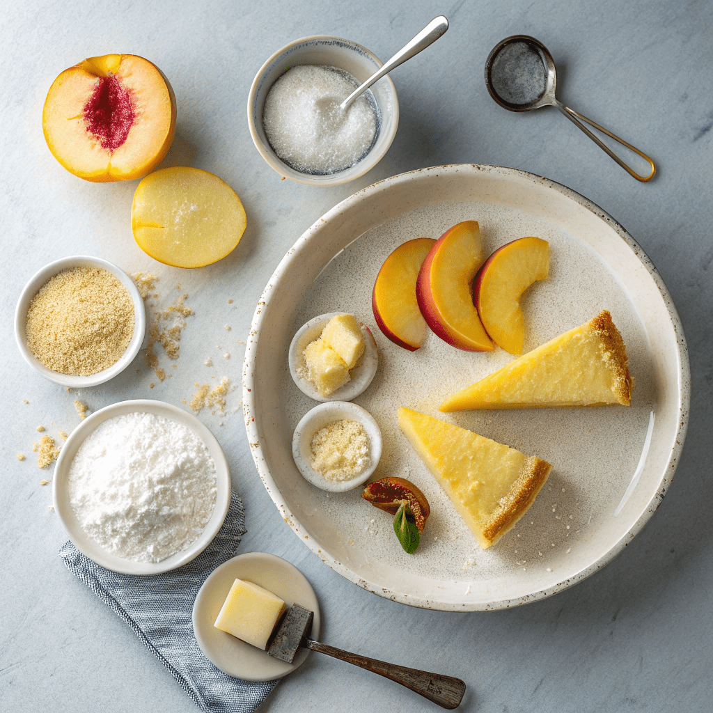 Ingredients for The Perfect Peach Pie